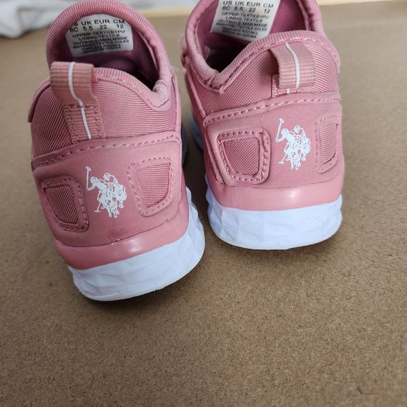 U.S. Polo Assn, Slip on Sneaker, 6C Child, pink - Picture 4 of 7